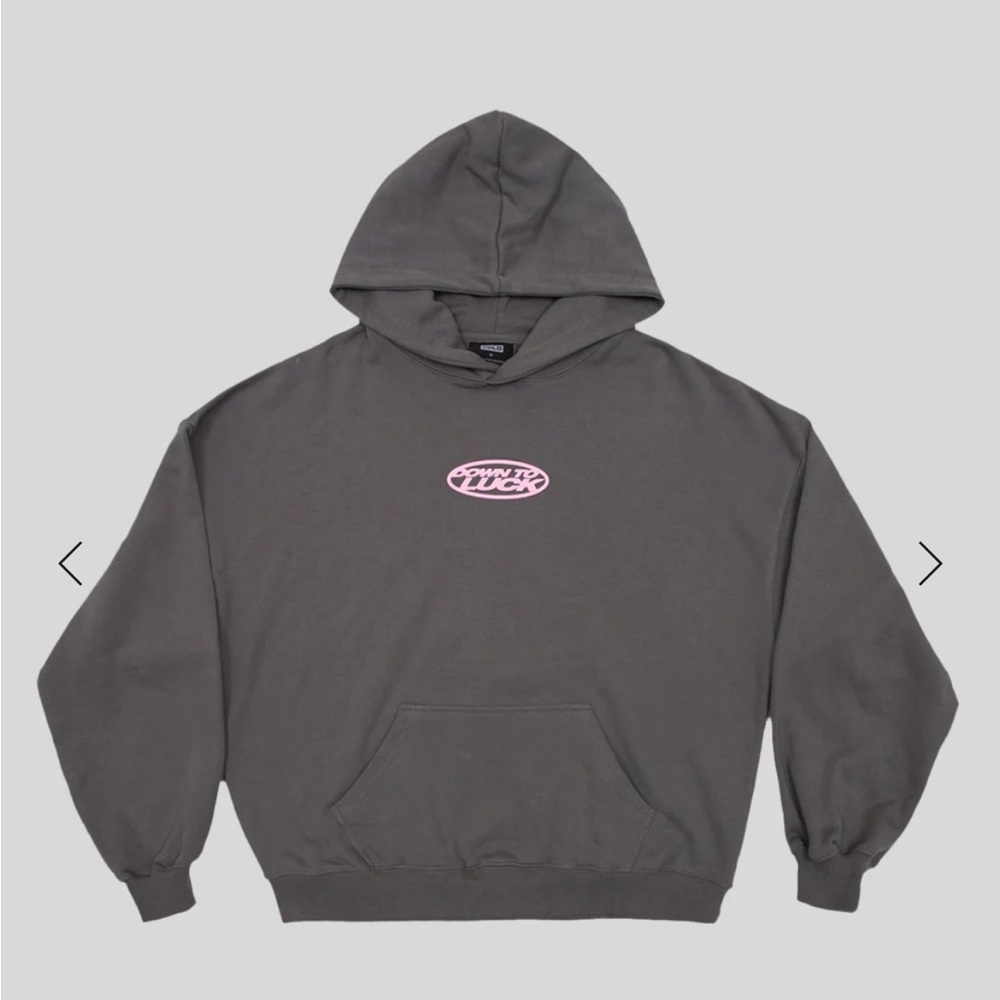 Cold Culture women’s medium Down to Luck hoodie. Worn once. Smokey gray.